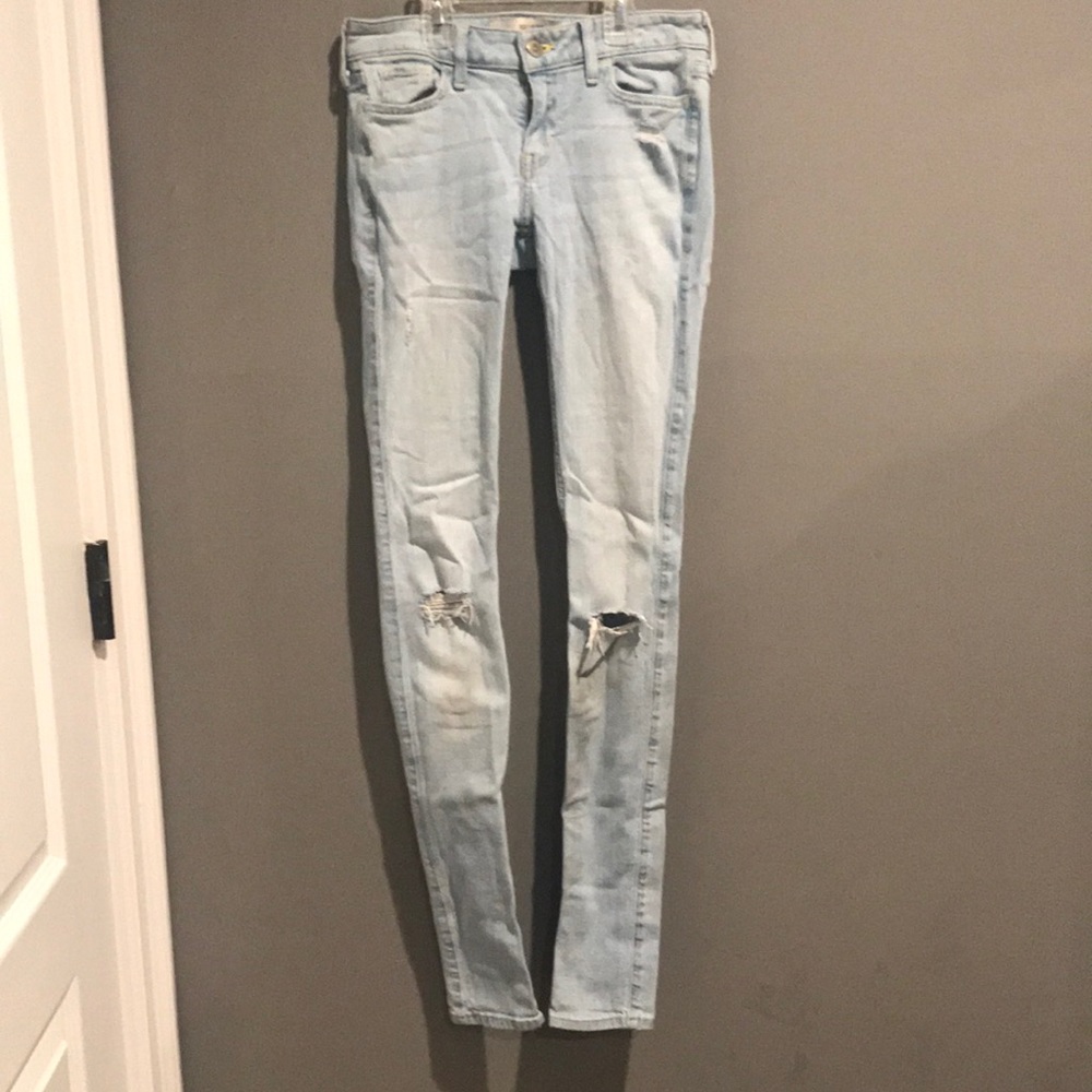 Light wash jeans